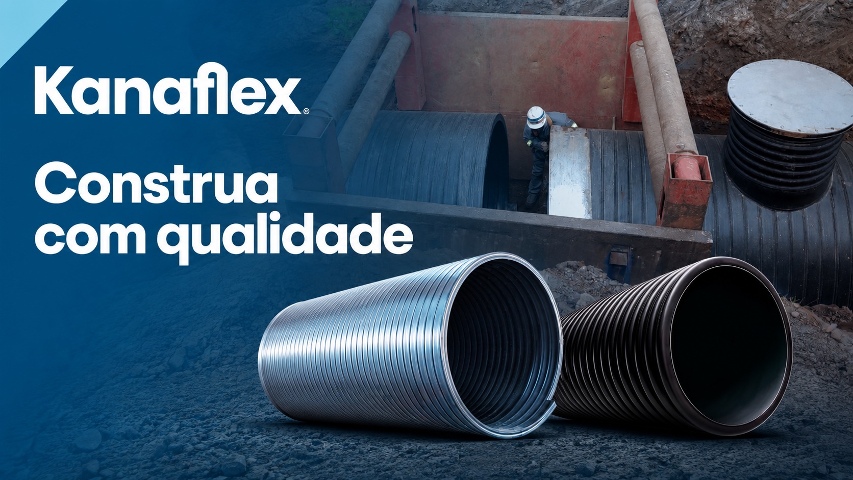 Kanaflex: construa com qualidade, tubos e condução de fluidos