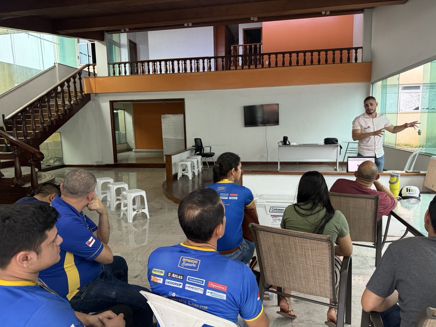 Equipe F.Vasconcelos em treinamento de linha